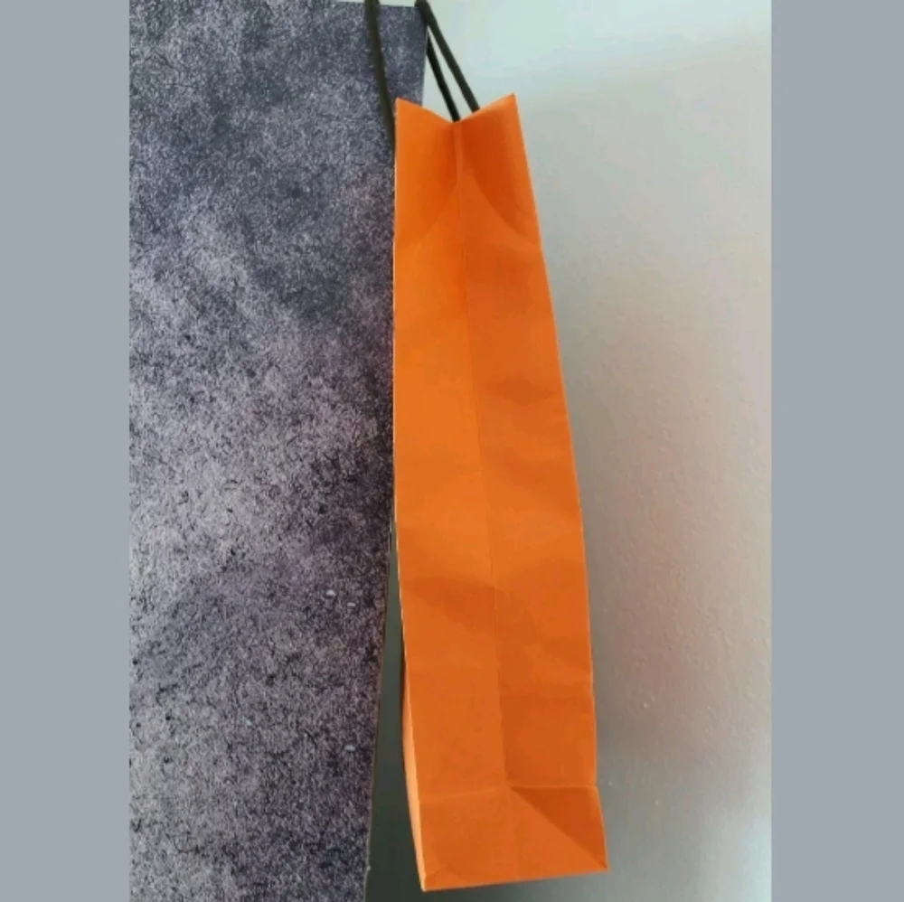 Authentic Hermes Paris Paper Shopping Bag w/‎ rope